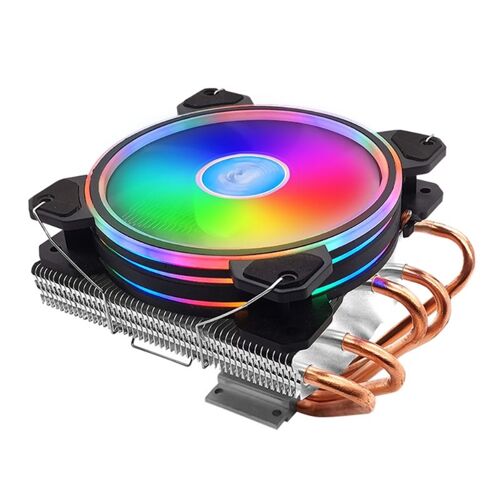 C1fb Soyez Silencieux! Ventilateur De Refroidissement De Processeur Avec Silencieux Pwm, 5 X Tuyau De Chaleur À Contact Direct, 12v, 4 Broches, Pour Intel/Amd