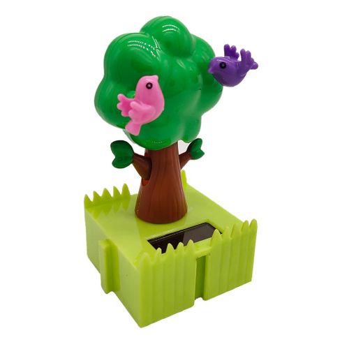 Poupée À Énergie Solaire, Jouet D'Halloween, Dessin Animé, Arbre Écureuil, Secouant La Tête