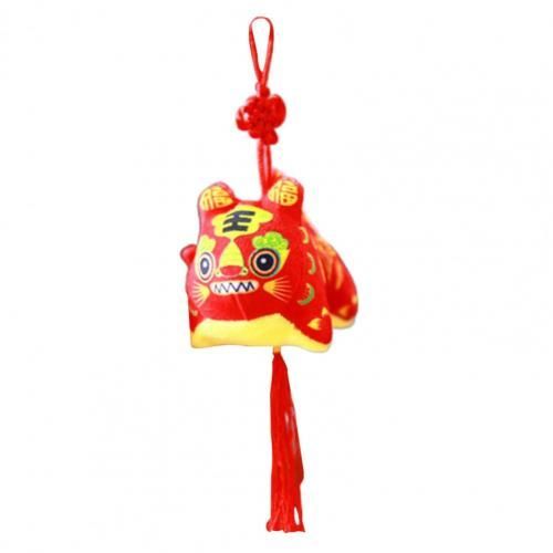 Peluche De Tigre En Forme De Mascotte, Pendentif De Fête, À Collectionner, Cadeau De Nouvel An, Ornements De Bureau, Tigre Du Zodiaque Chinois, Pour Décor
