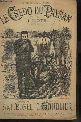 Le Credo Du Paysan - Chant.