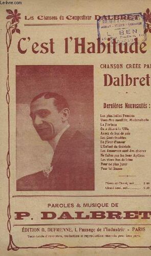 C'est L'habitude - Chant.
