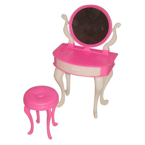 Coiffeuse Table De Maquillage Chaise Meubles De Chambre À Coucher Pour Poupées Bratz