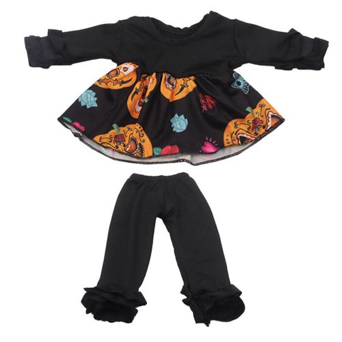 Costume De Poupée D'Halloween Fait À La Main Pour Filles, Costumes Pour Poupée Américaine De 18 Pouces 43cm, Robe De Bébé, Cadeaux Pour Filles