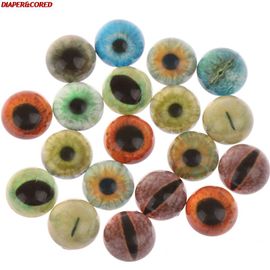 Yeux De Poupée En Verre, 20 Pièces, Bricolage D'Animaux, Boules Pour Les Yeux De Dinosaure, Accessoires Bijoux, Fabrication Artisanale, 8mm/12mm/18mm