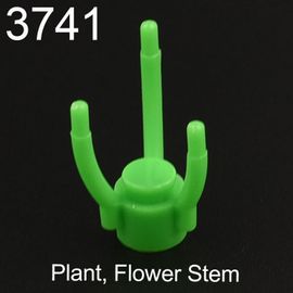 Pièces De Plante 19119 24855 3741, 50 Pièces, Tige De Fleur Avec Barre, Blocs De Construction En Briques, Moc Bricolage, Jouets De Particules De Décoration De Ville