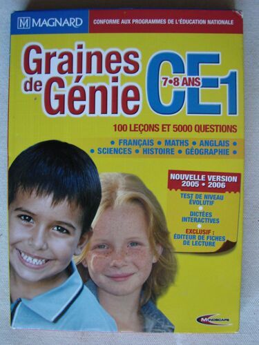 Graines De Genie Ce1 7-8 Ans Pc