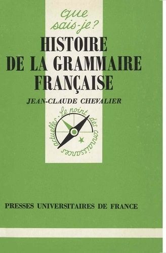 Histoire De La Grammaire Française