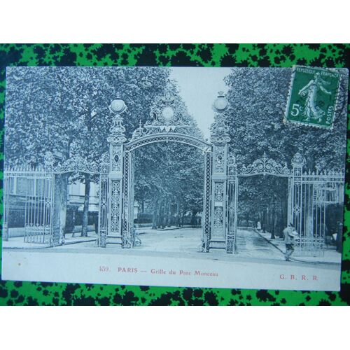 459 - Paris - Grille Du Parc Monceau