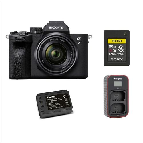 Sony A7 IV 33 Mpix Kit 28-70 mm + Sony CFexpress Type A TOUGH 80 Go carte mémoire