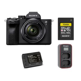 Sony A7 IV 33 Mpix Kit 28-70 mm + Sony CFexpress Type A TOUGH 320 Go carte mémoire - Noir