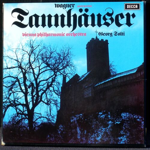 Wagner Tannhäuser Solti Set 506/9 4 X Lp M/Nm, Bx Nm - Clearaudio Cleaning
