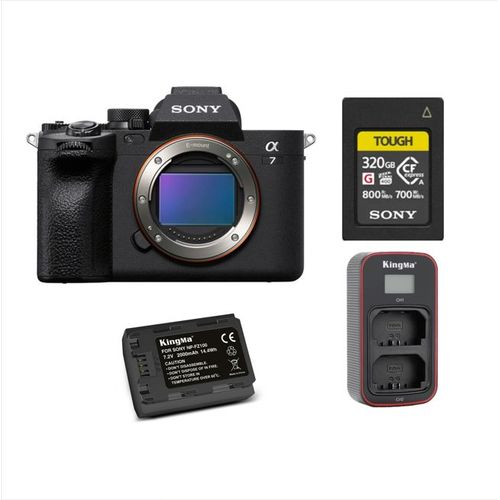 Sony A7 IV 33 Mpix + Sony CFexpress Type A TOUGH 320 Go carte mémoire - Noir