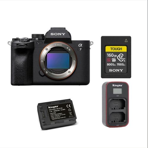 Sony A7 IV 33 Mpix + Sony CFexpress Type A TOUGH 160 Go carte mémoire - Noir