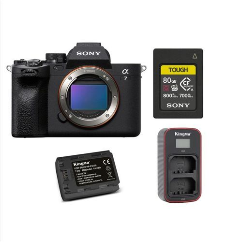 Sony A7 IV 33 Mpix + Sony CFexpress Type A TOUGH 80 Go carte mémoire - Noir