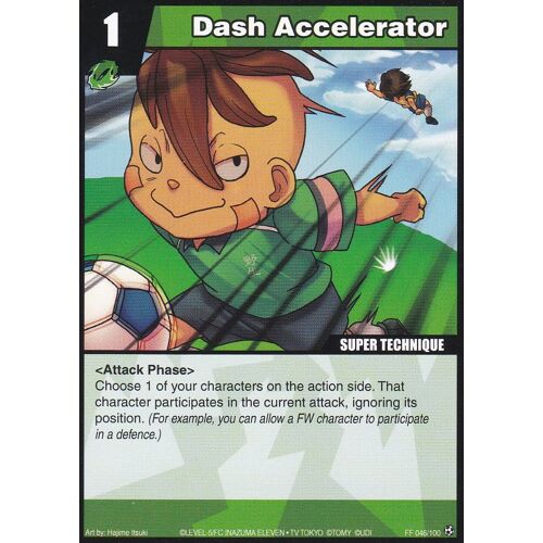 Carte Inazum Eleven - Football Frontier - Dash Accelerator - Ff046/100