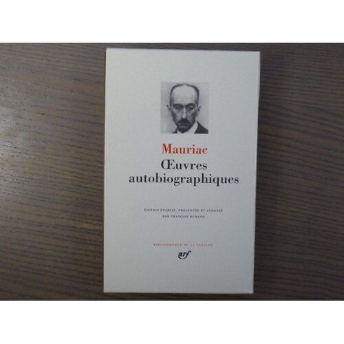 Oeuvres Autobiographiques.