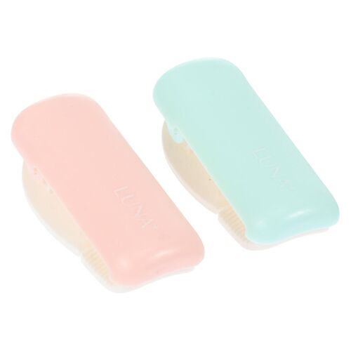 2pcs Practical Tape Dispensers Tape Cutters Plastic Office Tape Cutting Clamps