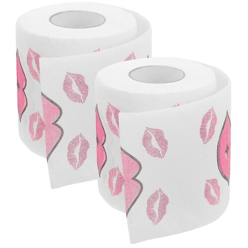 2 Rolls of Themed Party Toilet Paper Tissue Paper Towel Bathroom Home Office Toilet Paper