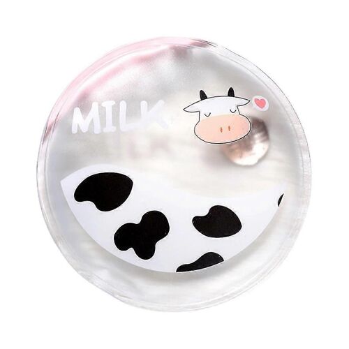 Mini Hand Warmer Bag Pvc Quickly Heating Hand Warming Pads Round Heater For Students Girls Portable Reusable Cute Cartoon Printed Self Heating Package 