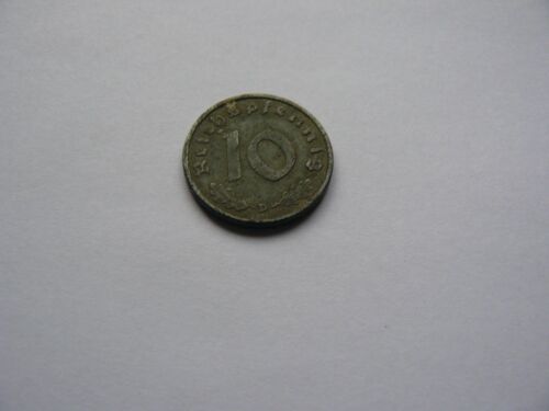 Pièce De 10 Reichspfennig De L'empire Allemand De 1941.