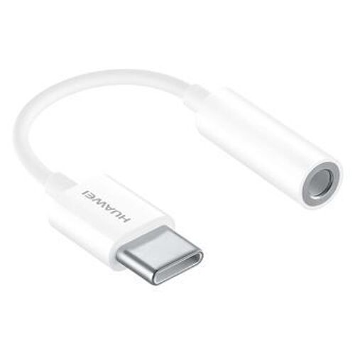 Adaptateur Officiel, Usb-C / Jack 3,5 Mm, Blanc, Pour Huaweï