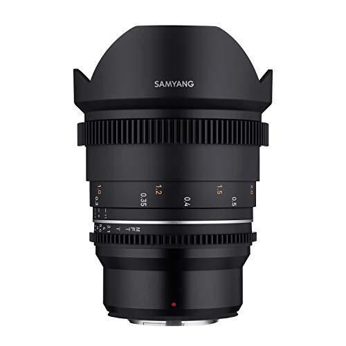 SAMYANG Objectif MF 14 mm T3,1 VDSLR MK2 MFT ? Ultra Grand Angle T3,1 pour Montage MFT, Distance focale Fixe de 14 mm, Follow Focus Couronne dentée
