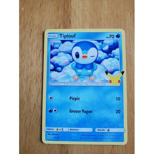 Carte Pokémon 2021 Mc Donald's Tiplouf 20/25