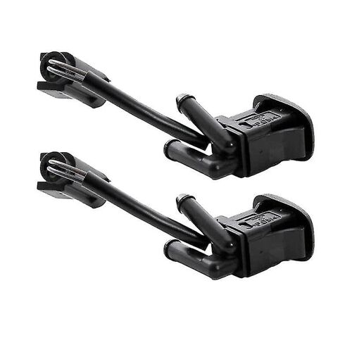 1 Pair For - E39 5-Series 1997-2003 525i 528i 530i 540i M5 Windshield Washer Nozzle Heated Dual Inl