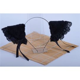 Serre Tête Pince Barrette Oreille Chat  Animaux Clochettes Noeuds Cosplay Dentelle Neko Gothique Lolita Kawaii Manga Anime Black Sugar Mode Déguisement Chat Animaux Nekomimi Costume Paris
