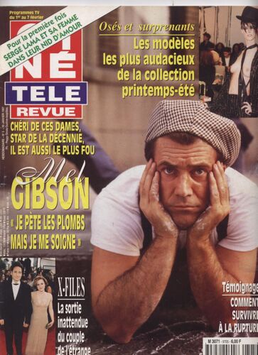 Ciné Revue N° 5 - 1997 : Mel Gison / Madonna / Serge Lama ....