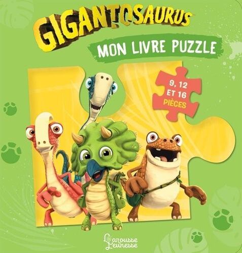 Gigantosaurus - Mon Livre Puzzle - 9, 12 Et 16 Pièces