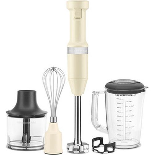 KitchenAid 5KHBV83EAC - Mixeur à main - 180 Watt - crème