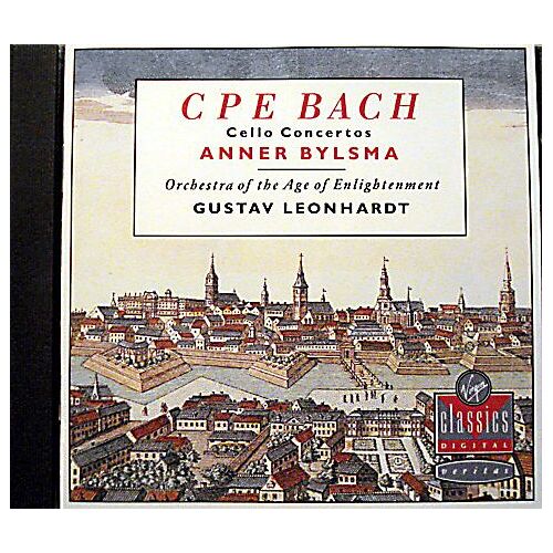 C.P.E. Bach: Cello Concertos Wq 170 171 172 - Anner Bylsma / Orchestra Of The Age Of Enlightenment / Gustav Leonhardt