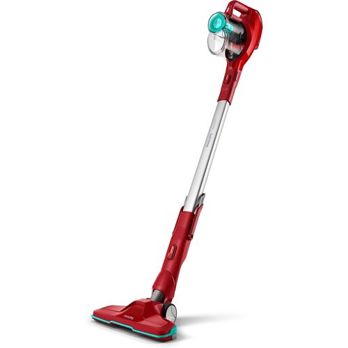 Aspirateur Balai 2 En 1 De 0,4l Rouge Gris
