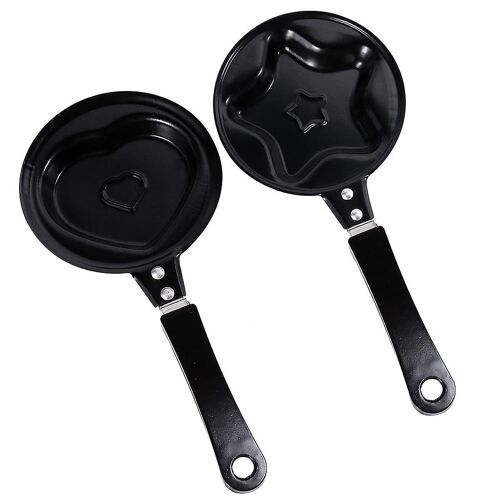 2 Pcs Egg Frying Pan Sandwiches Maker Stovetop Poêle Pan Mini Omelette Pan