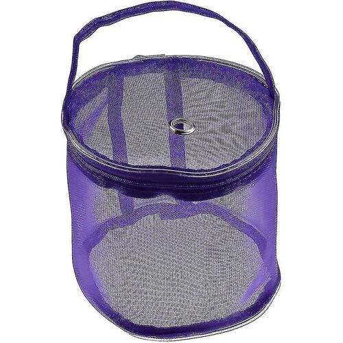 Yarn Storage Case Empty Small Round Mesh Storage Bag Portable Knitting Yarn Balls Organizer Basket Crochet Thread Sewing Accessories Storage Tote Bags