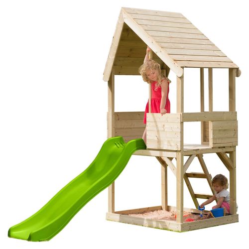 Cabane Enfant Sur Pilotis Avec Bac À Sable Lookout Sans Glissière