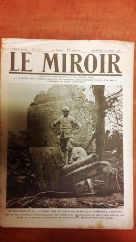 Le Miroir   140 Dimanche 30 Juillet 1917