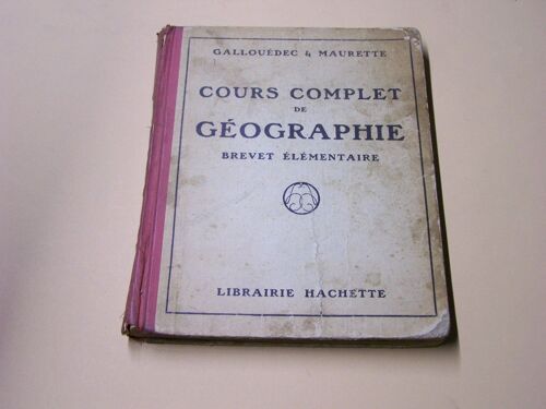 Cours Complet De Géographie Brevet Élémentaire