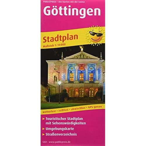 Göttingen. Stadtplan 1:14 000