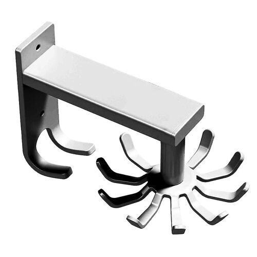 Kitchen Utensils Holder Practical Rotary Tool Hook Holder Wall Mounted Cooking Utensil Rack Rotatable Heavy Duty Hooks A