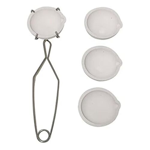 5 Pièces Petit Creuset En Céramique Fondant Bol Plat Tasse Ensemble Fondant Or Argent Cuivre Avec Pince À Fouet