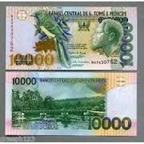 Billet Banque  Saint Thomas Et Prince - 10 000 Dobras