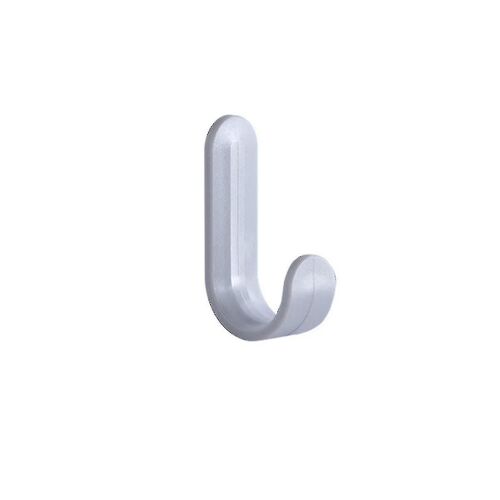 Self Adhesive Heavy Duty Cute Hook Wall Hanging Plastic Colorful J-shaped Strong For Home Office School