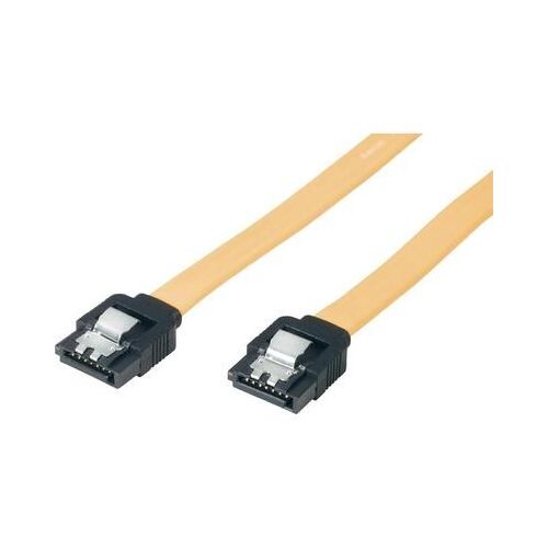 Festplatten câble de raccordement [1x SATA-Buchse 7pol. - 1x SATA-Buchse 7pol.] 0.30 m jaune renkforce