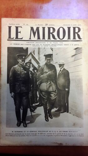 Le Miroir   189 Dimanche 8 Juillet 1917