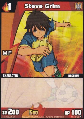 Carte Inazum Eleven - Football Frontier - Steve Grim - Ff013/100