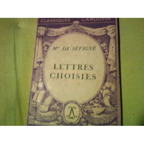 Lettres Choisies