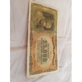 Billet 25000 Drachme Grece 1943