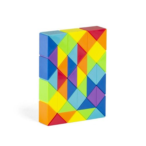 Dingsheng 24 Et 36 48 60 72 Segments Règle Magique Serpent Multicolore Puzzle 3d Fidget Gam Fidget Cube Twist Transformable Puzzle Pour Enfant